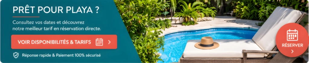 Préparez votre séjour à Playa del Carmen : consultez les disponibilités et profitez de notre meilleur tarif en réservation directe Réservation directe d’un appartement à Playa del Carmen avec piscine et meilleur tarif