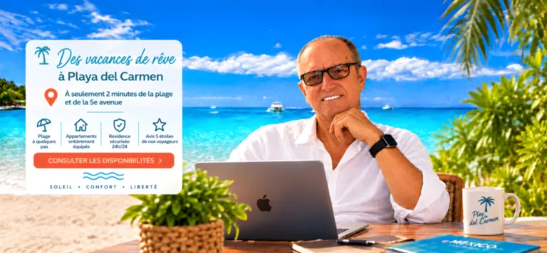 Gilles vous propose des locations à court et à long terme à Playa del Carmen. Gilles vous souhaite la bienvenue à Playa del Carmen