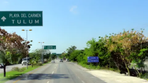 highway-307-cancun-to-playa-del-carmen-road